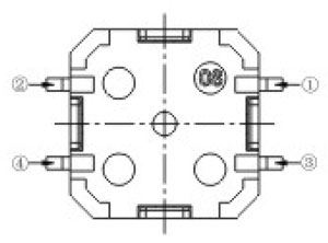 Dust-proof Tactile Switches Structure Diagram RTR-85/12