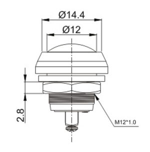 Illuminated Push Button Switches R0195 Structure Diagram